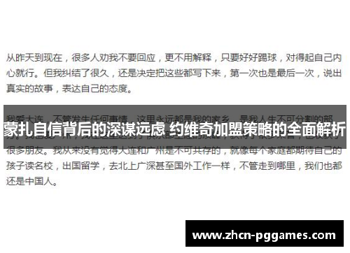 蒙扎自信背后的深谋远虑 约维奇加盟策略的全面解析