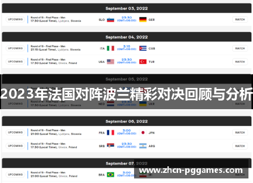2023年法国对阵波兰精彩对决回顾与分析 2023年法国对阵波兰精彩对决回顾与分析
